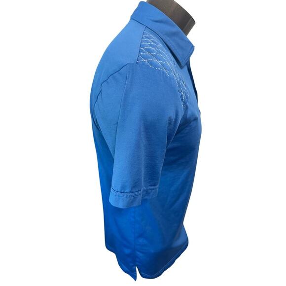 Travis Mathew Mens Small Short Sleeve Blue Polo - Picture 4 of 7